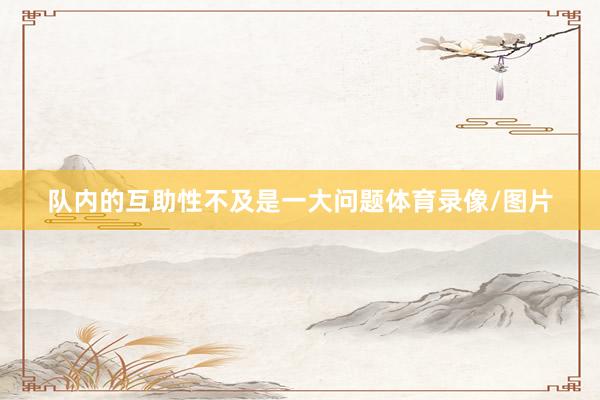 队内的互助性不及是一大问题体育录像/图片