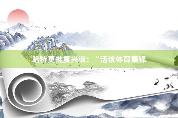 哈特更推复兴谈：“活该体育集锦