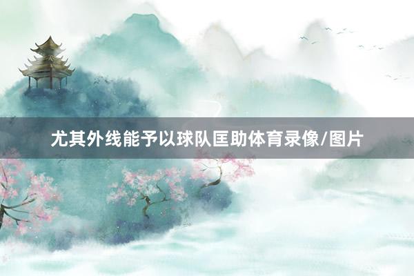 尤其外线能予以球队匡助体育录像/图片