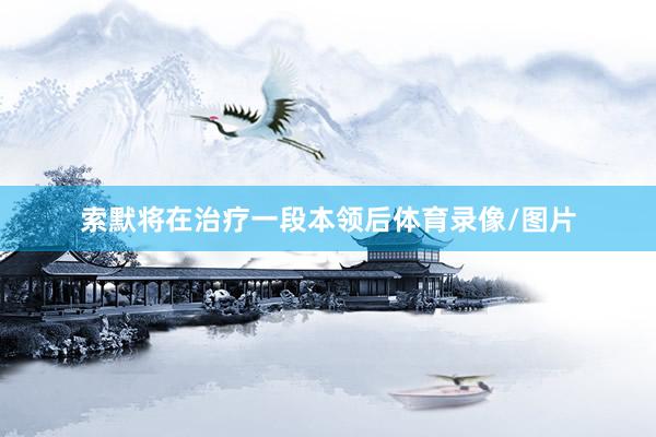 索默将在治疗一段本领后体育录像/图片